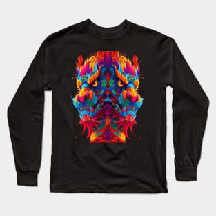 Neon Komainu Majesty Long Sleeve T-Shirt